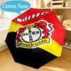 Custom Name Umbrella Leverkusen Crest Umbrella 8-Frame for Travel, Camping, Casual Lightweight Portable, Essential for Family Gifts
