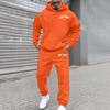 Trendy Men's and Women's Plus Velvet Streetwear Hoodie Set