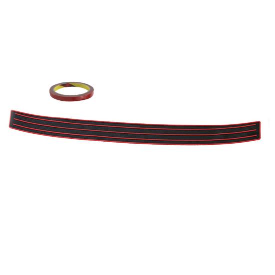 Car Auto Trunk Rear Bumper Sill Protector Strip Rubber Cover Guard Trim Pad