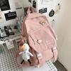 Large Capacity High School Student Backpack Versatile Style Schoolbag for Junior High Girls