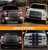 Ford F150C Special New Square LED Front Bumper Fog Lights