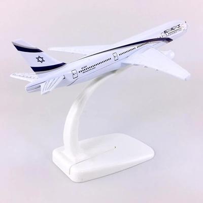 Modelo de Avião 16cm para El Al Boeing 777 B777 Escala 1/400 Kit Modelo de Avião Die-Cast Coleção de Presente Ou Para Presentear Decoração de Casa