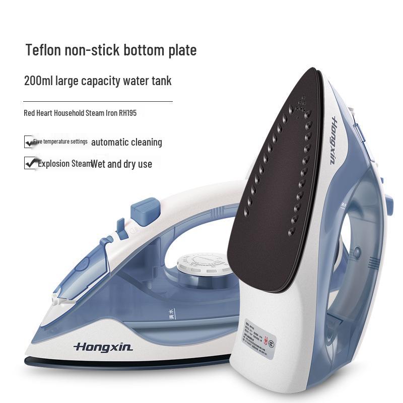 

Красное сердце RH195 Ручной мини-паровой утюг для одежды синий