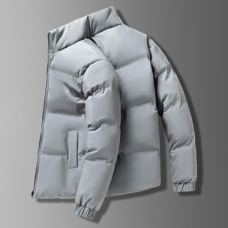 Casual Men's Cotton Jacket Hooded Design Versatile      Winter Warm