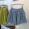 Shorts Pants Women Summer Versatile Vintage Loose Large Size Casual Wide Leg Pants Shorts