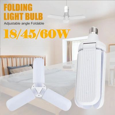 Hochleistungs-E27-Schraub-Wechselspannungs-LED-Falt-Garagenlicht Hohe Helligkeit Konstantstrom-Glühbirne Fliegende Untertassenlampe