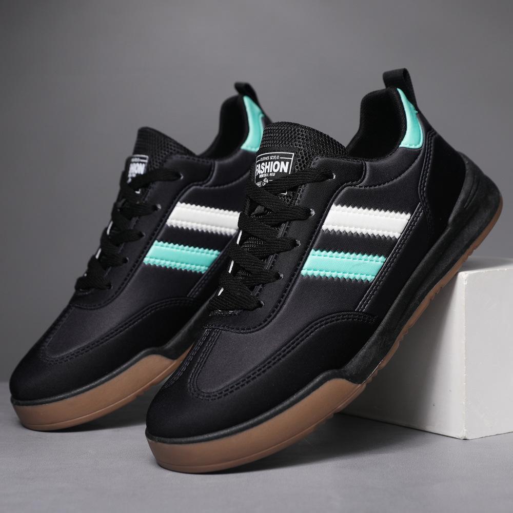 Trend fashion versatile casual running wear-resistant lace-up shoes men's shoes 2025 spring new men's sports shoes