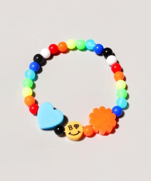 Bonbeau Kitsch Trio Charms Colorball Bracelet