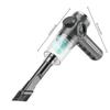 Portable Vacuum Cleaner for Home Car with Flat and Brush Nozzle Battery Display Dightal Screen