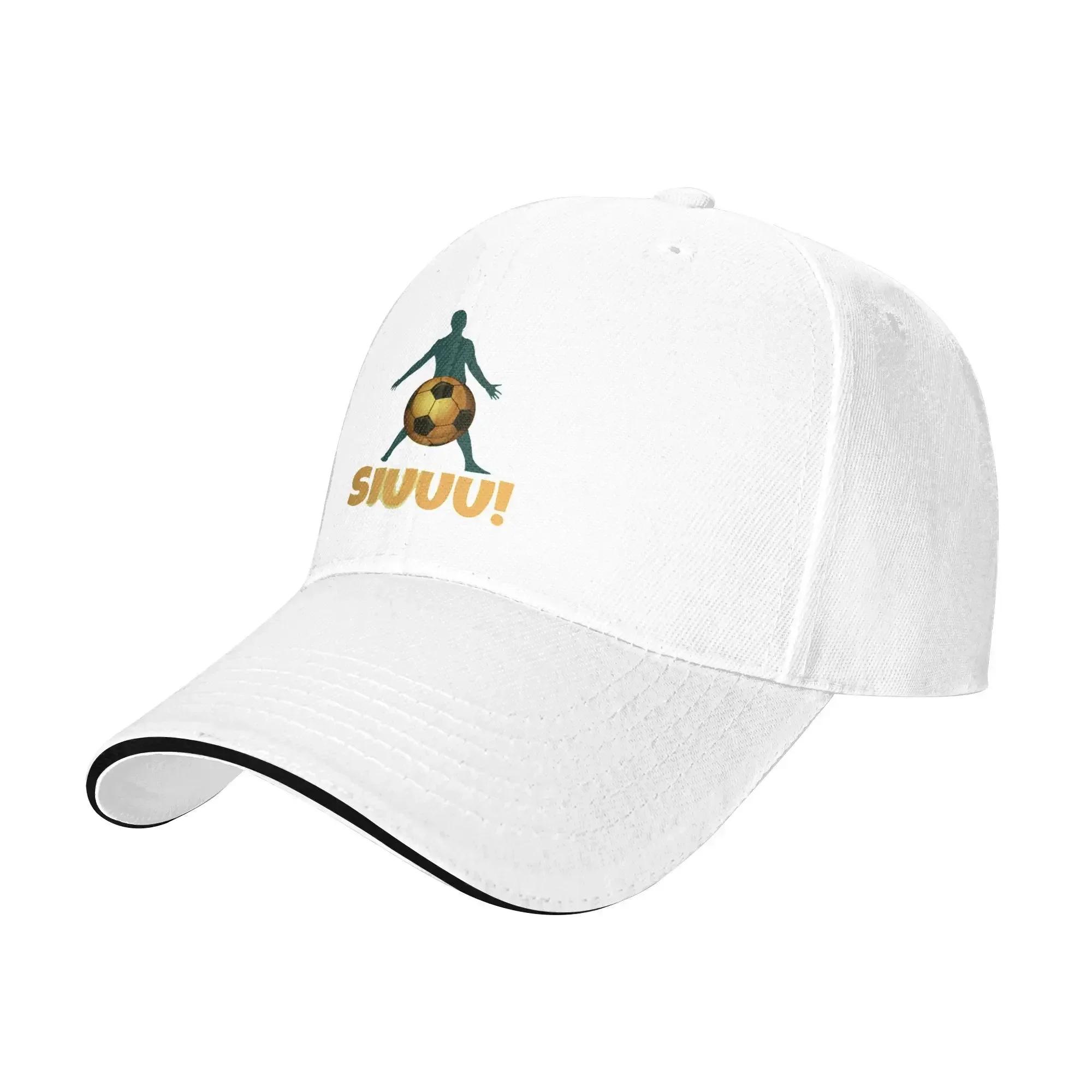 Soccer CR7 Baseball Cap Fashion Ronaldos Sandwich Hats for Men Women Adjustable Dad Hat Travel Gift One Size