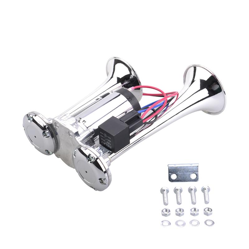 12V 24v 150dB Dual Tone Car Air Horn Kit Super Loud Trumpet Compressor For Motorcycle Car Boat Truck