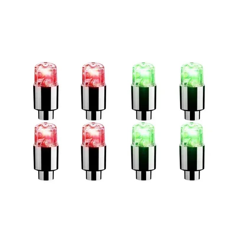 Wheel Lights Cap Car Auto Wheel Tire Tyre Air Valve Stem LED Light Cap Cover Accessories For Bike Car Motorcycle Waterproo