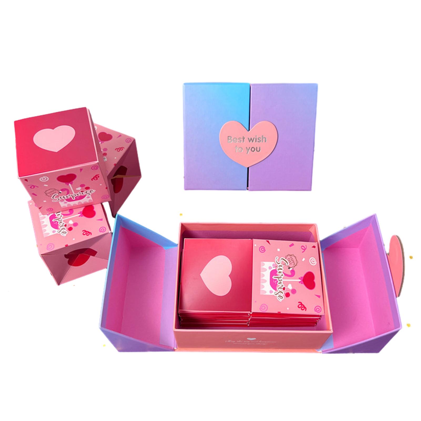 

Бумажные всплывающие розыгрыши Подарочные коробки Новинка Значимый подарочный пакет Подарки на День святого Валентина Space