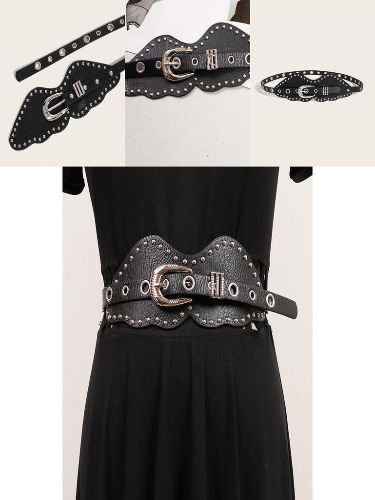 Urban Inspired Belt With Alloy Pin Buckle And Designer Style For Casual Outfits