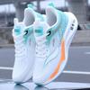 Spring Fashion Simple Light Color Lightweight Low-top Lace-up Men's Running Shoes Ultra-light Mesh Breathable Casual Sports Shoes