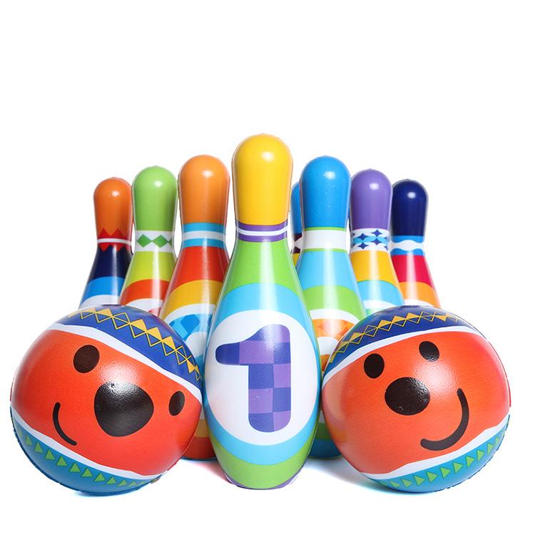 Children's Solid Indoor Bowling Ball - Large, Safe, Parent-Child Sports Toy for Kindergarten Games