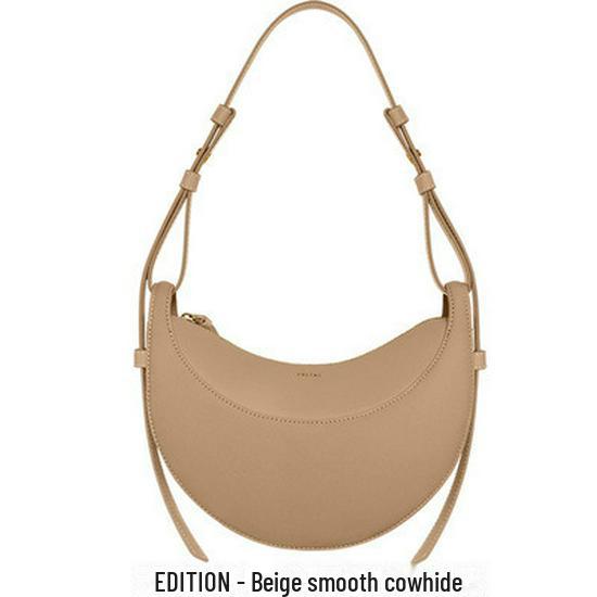 

Сумка-седло из натуральной кожи Paris Niche Design Crescent - модная сумка-мессенджер через плечо Original Logo