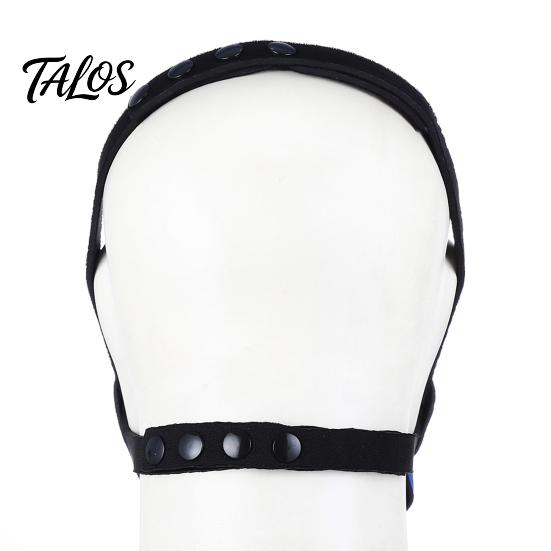 Roleplay Fetish Gear Neoprene Puppy Tongue Mask, Adjustable Muzzle Mouth Gag for Couples, Elastic Breathable Halloween Party Mask Dog Role Play, BDSM