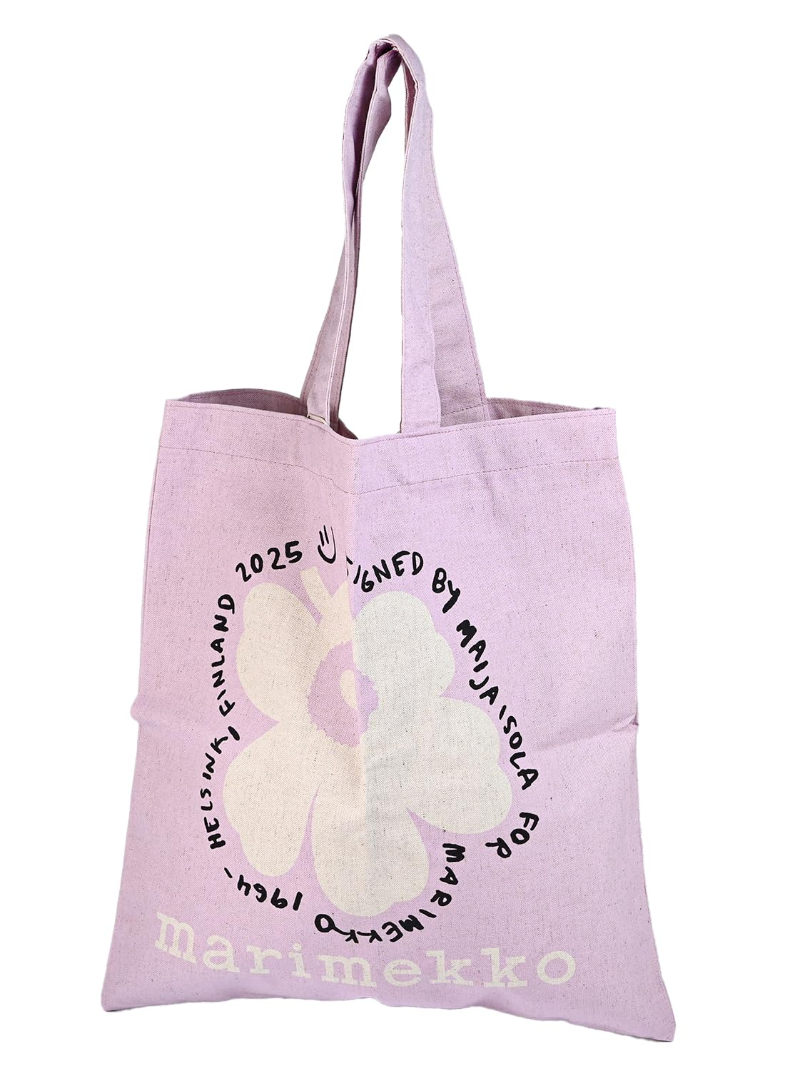 

Tote Bag Vankka Unikko Unikko Fabric Bag White Purple 94178 094178 870 Nordic Nordic Goods Nordic Design [Marimekko] Women s [Product]