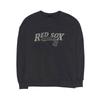MLB RED SOX Sweatshirts Unisex Charcoal Gray Crew Neck Moderate 3AMTV0554-43CGS