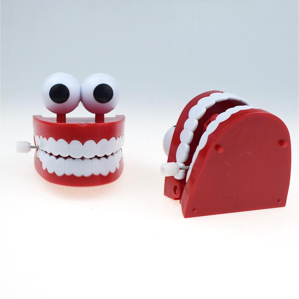 Wind- Up Toys Plastic Chattering Teeth Wind Up Toy Early Education Toy Teeth Toy Wind- Up Teeth Toys
