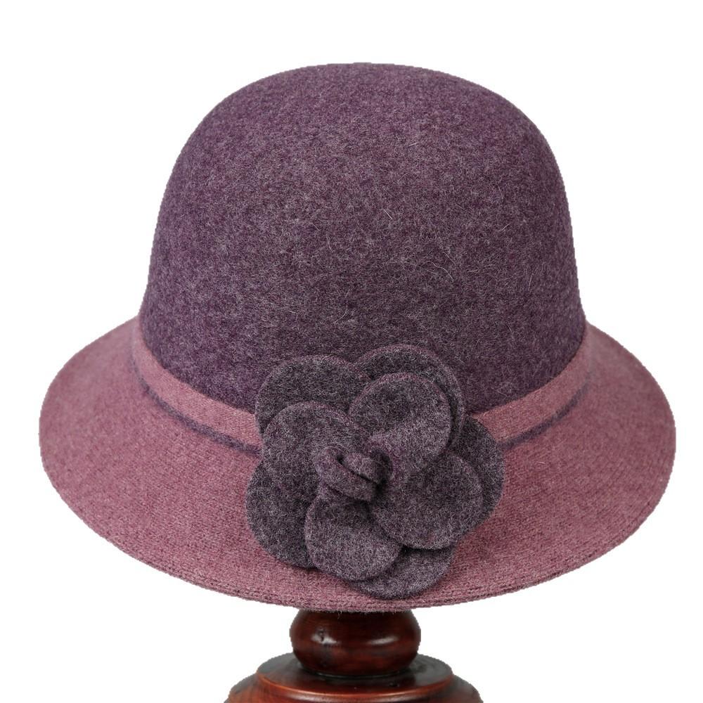 Fisherman Hat Lady Season Granny Mom Granny Old Lady Winter Wool Thermos Hat