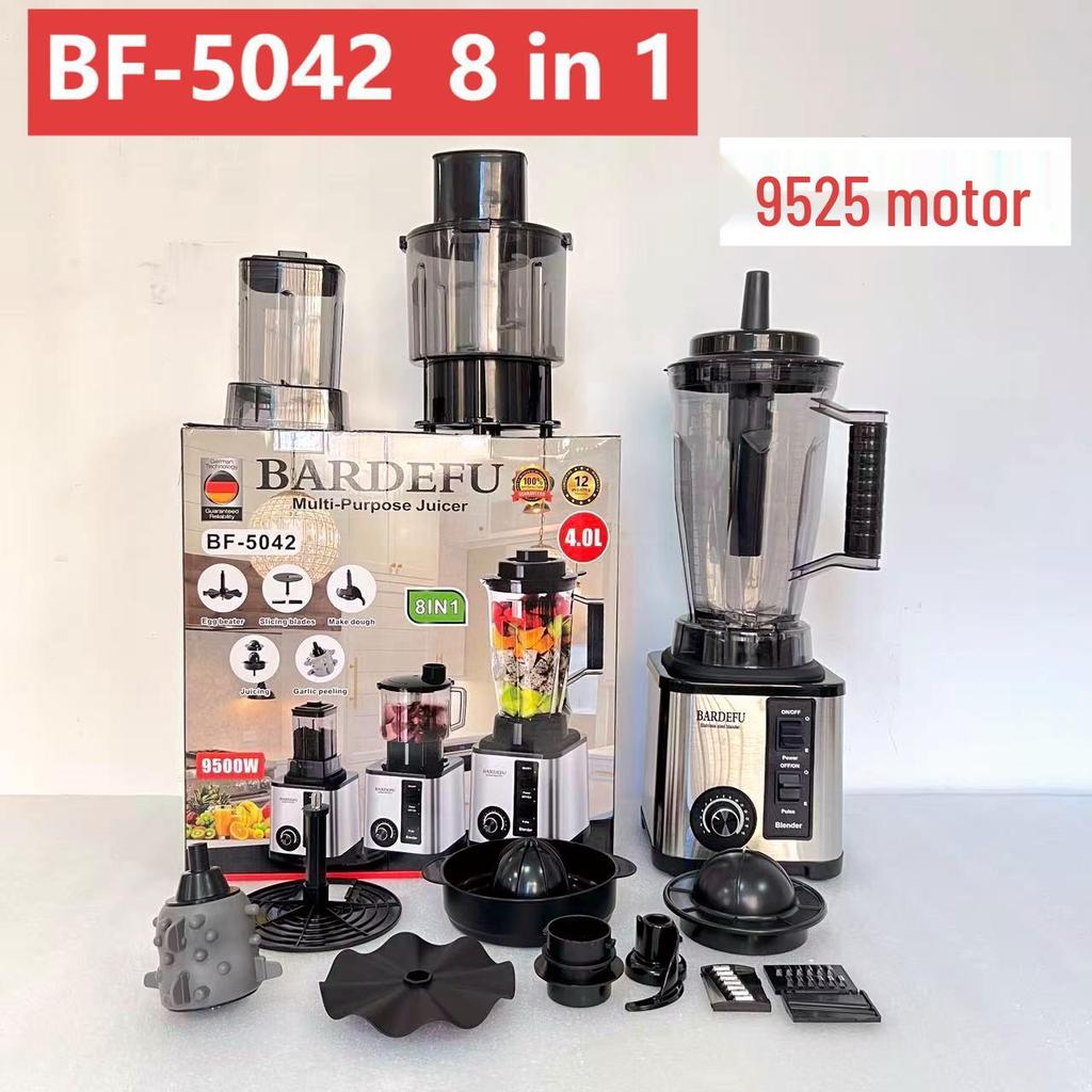 Stainless Steel Large Capacity Food Processor & Blender - Juicer, Mixer, and Meat Grinder