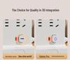 Multi-functional Vertical USB Power Strip with Night Light