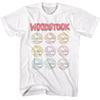 Woodstock Multi Color Icons Music Shirt