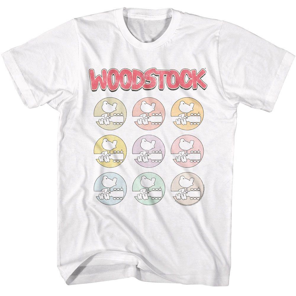 Woodstock Multi Color Icons Music Shirt