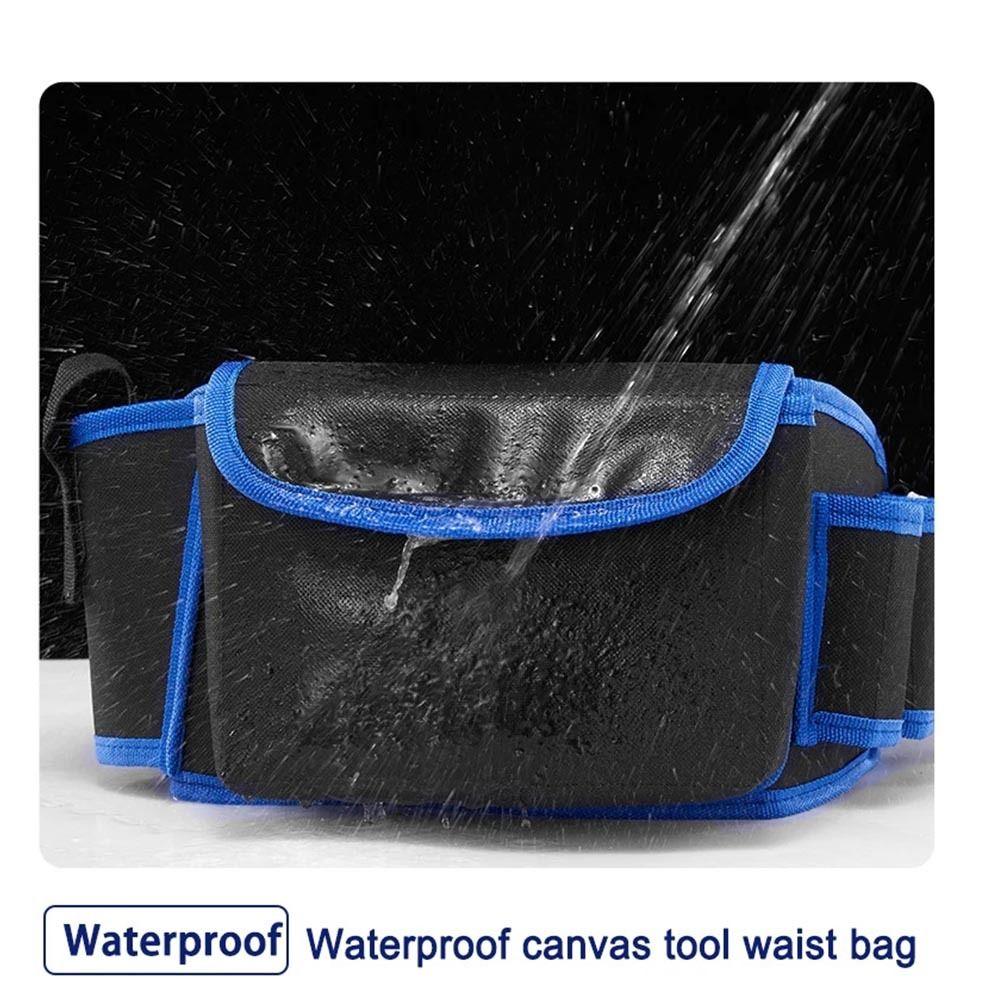 

Многослойная поясная сумка для хранения инструментов Износостойкая сумка для инструментов электрика для строительной площадки