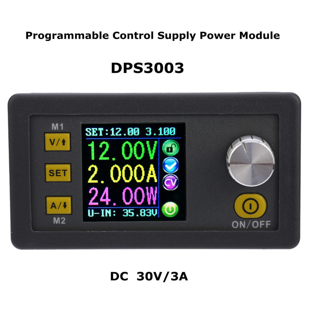 Digitales, programmierbares LCD-Stromversorgungsmodul mit konstanter Spannung, DC 0–50,00 V/0–5,000 A