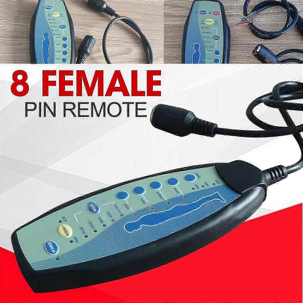 8 Pin Femmina Telecomando Per Massaggio Sedia Reclinabile Power Lift Controller Manuale 12VD75