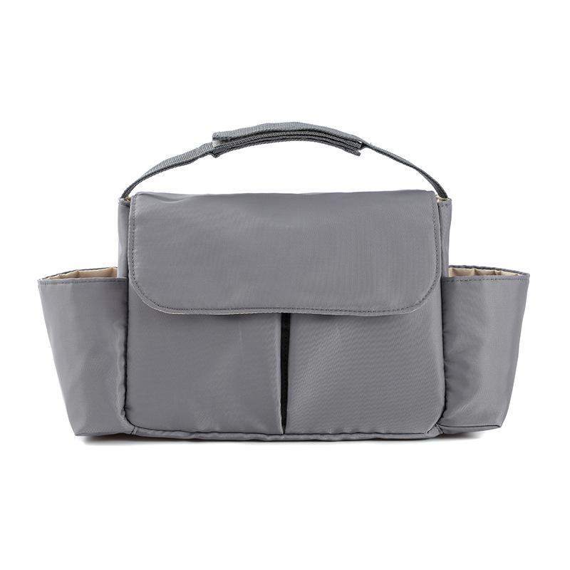 Waterproof Nylon Multifunctional Stroller Hanging Bag - Large Capacity Baby & Mom Storage Bag
