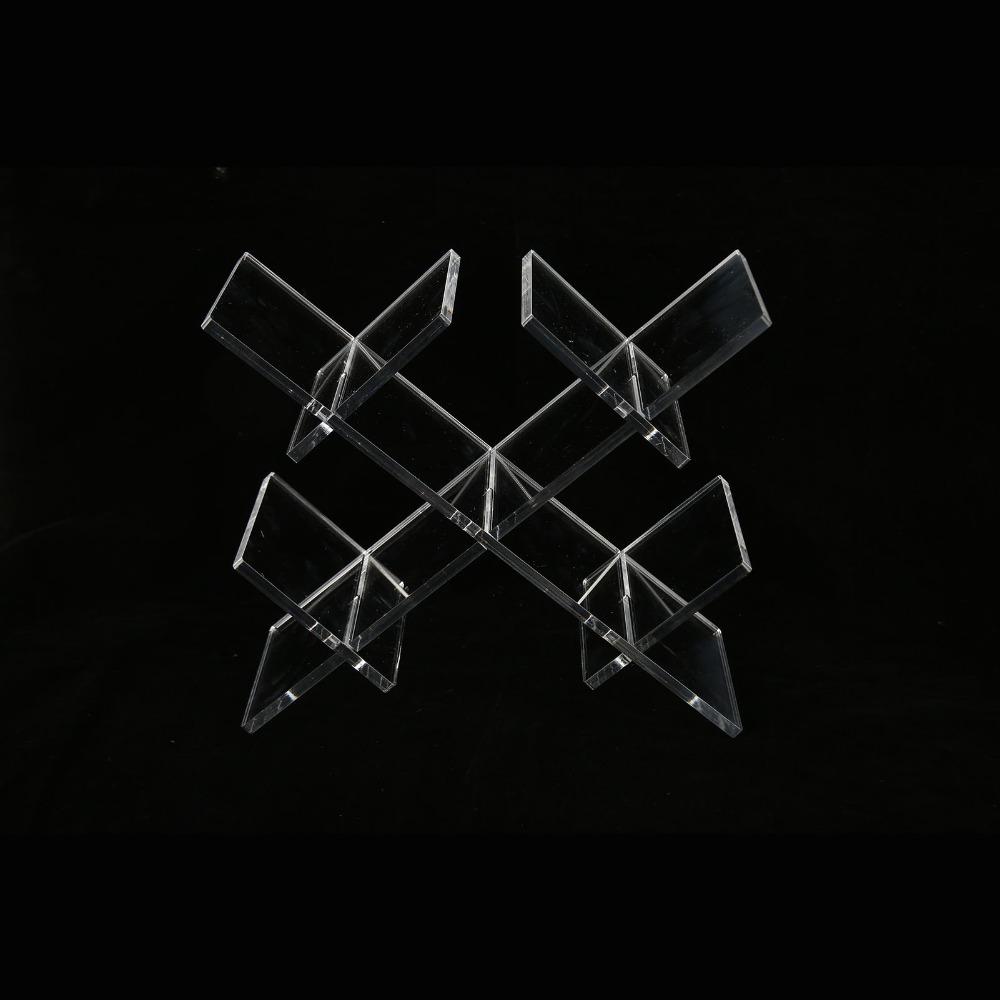Large Capacity Wine Bottle Holder Acrylic Wine Display Rack Durable Wine Rack For Kitchen Cabinet
