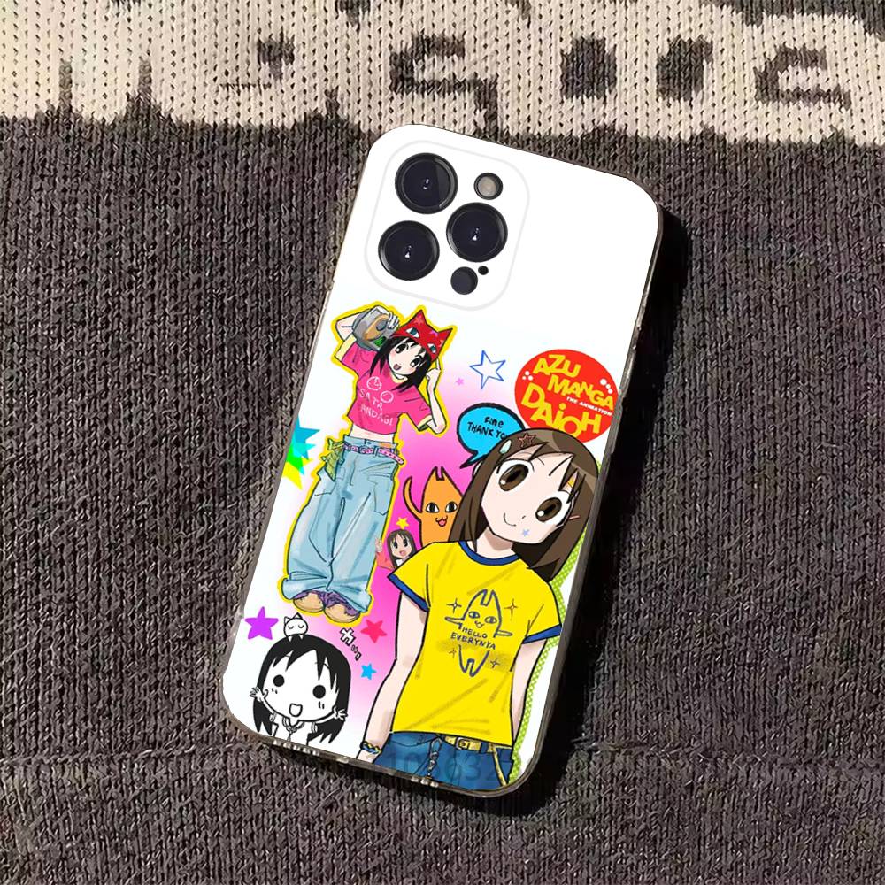 KASUGA AYUMU Azumanga Daioh Phone Cases For iPhone 17 16 15 14 13 12 11 Pro Max Plus Luxury Camera Protection Plastic