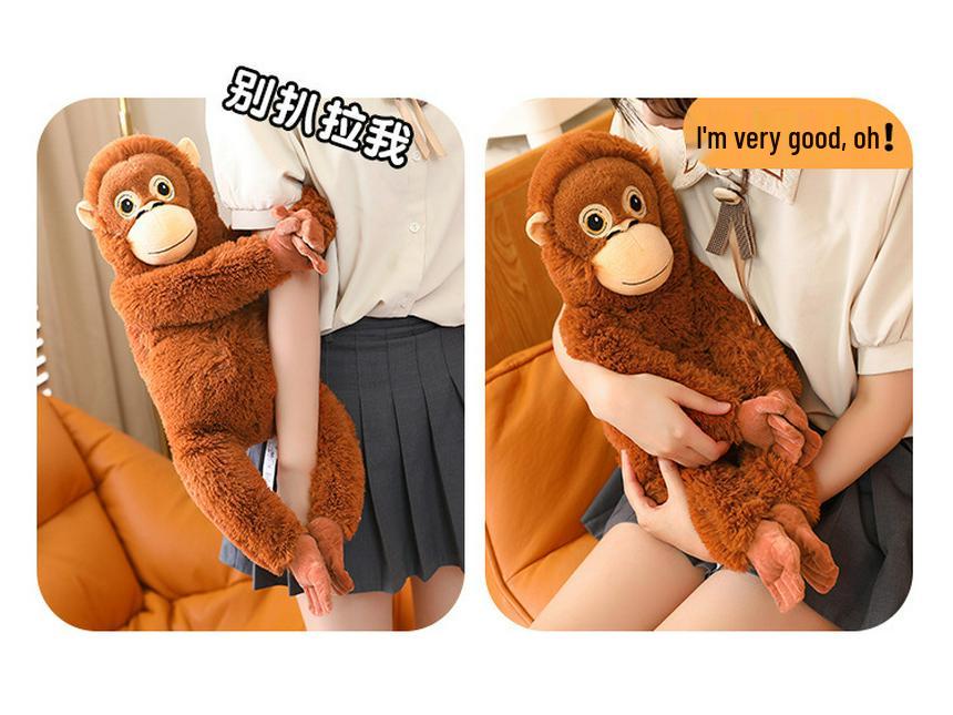 Cross-Border E-commerce Plush Monkey Doll - Animal Zoo Simulation Gift Item