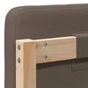 Upholstered Headboard with Brown and Taupe Headboard 180 cm