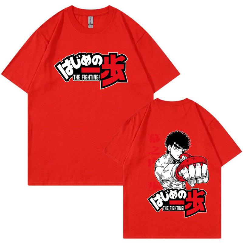 Tricou Anime Hajime No Ippo Kamogawa Box pentru gimnastică Manga Makunouchi Takamura Fighting KGB Print T-shirt cu mânecă scurtă
