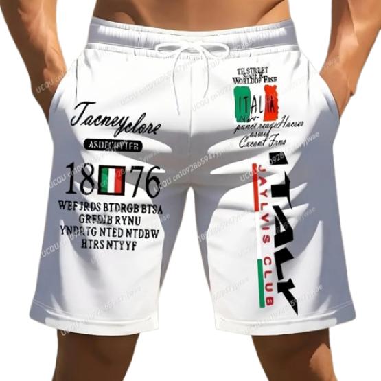 Italy Flag Boxing Shorts Pants 3D Print Fighting Training Unisex Men Women Quick Dry Fitness Gym Sport Workout Casual Streetwear