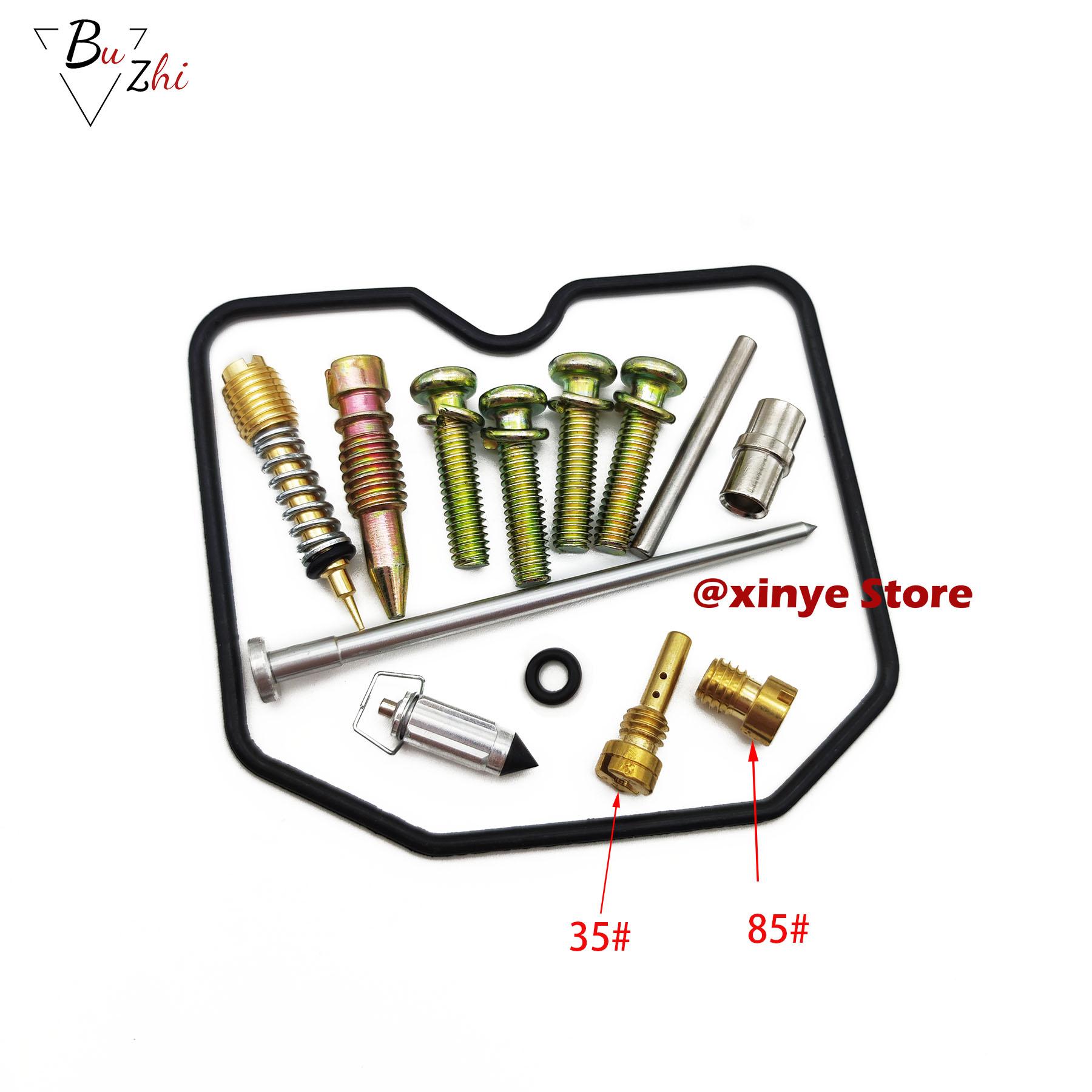for KPS ZL400 1986 - 1994 ZL 400  Eliminator Keihin Motorcycle engine carburetor repair kit floating needle gasket, oil need 1set