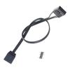 RGB Extension Cable 3Pin RGB Connectors Adapters Cable 5V 3Pin RGB Extension Cable for Trio RGB Fan PC LED Strips