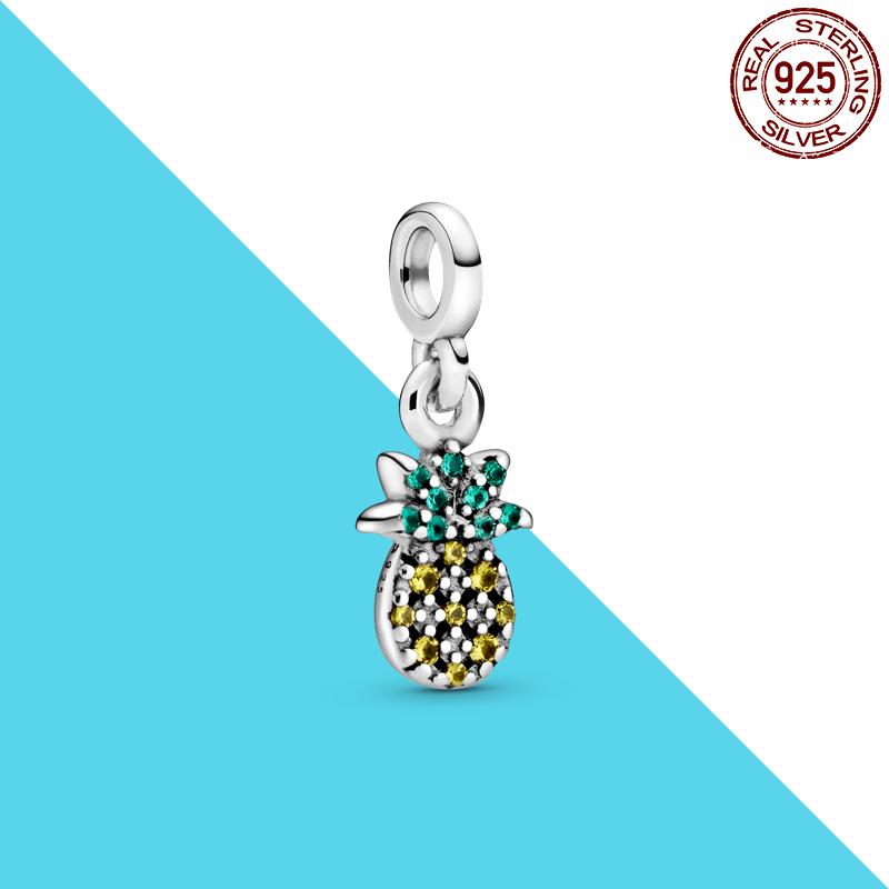 925 Silver Me Series Eye Medallion Pendant Charms for Bracelet Necklace DIY Link Earring Styling Two-ring Connector Jewelry