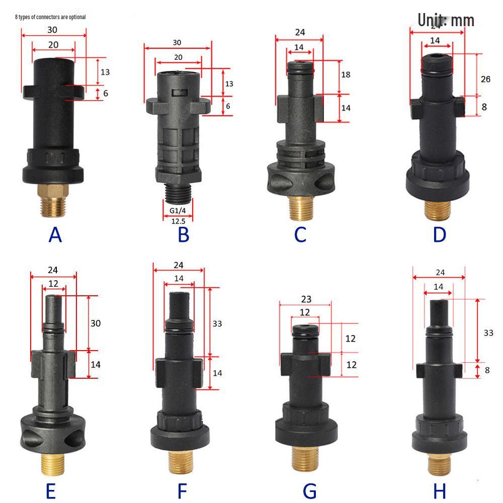 BearPower High Pressure Foam Sprayer, Snow Foam Gun, Copper Car Wash Attachment.