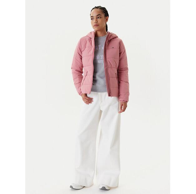 Demi-season Jacket Tommy Jeans DW0DW20959, Pink, Fitted