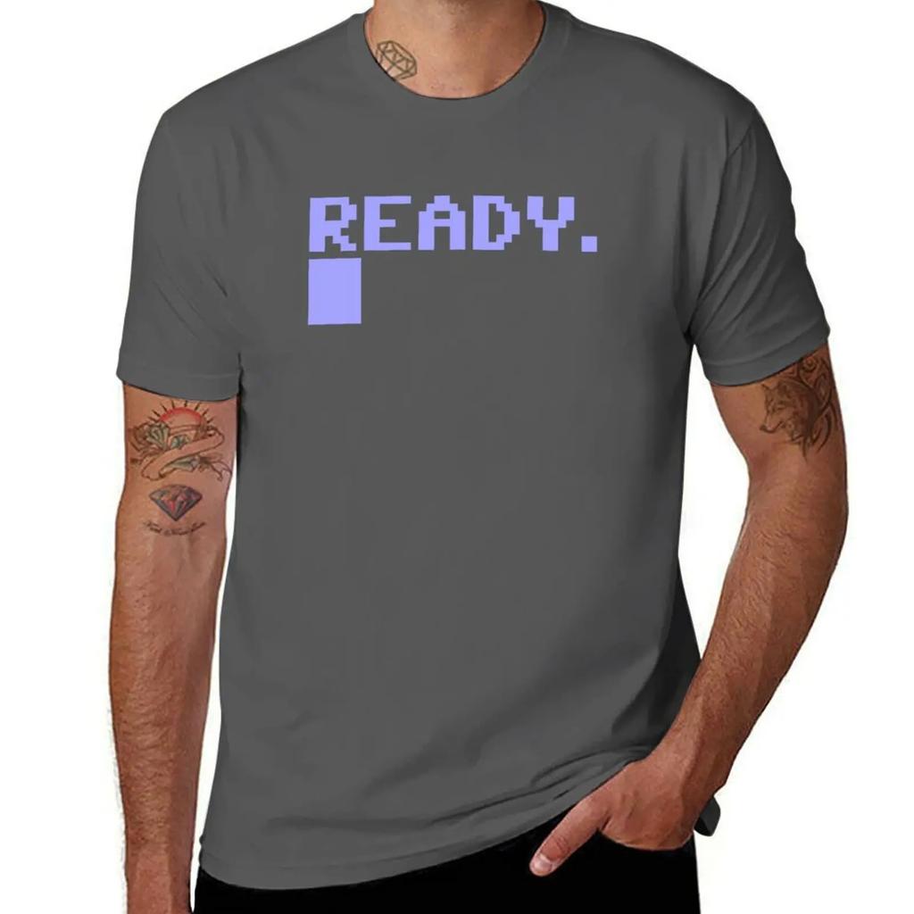 Commodore C64 Ready T-Shirt aesthetic clothes tops workout shirt