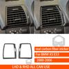 For BMW X5 E53 2000-2006 Center Dashboard Full Set Kit Trim Cover Tuning Real Carbon Fiber Sticker Car Interior Accessories