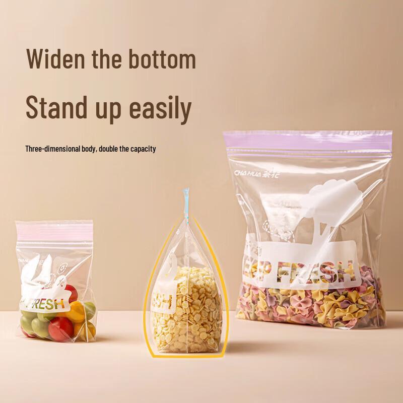 CHAHUA Refrigerator Freezer Food Storage Bags
