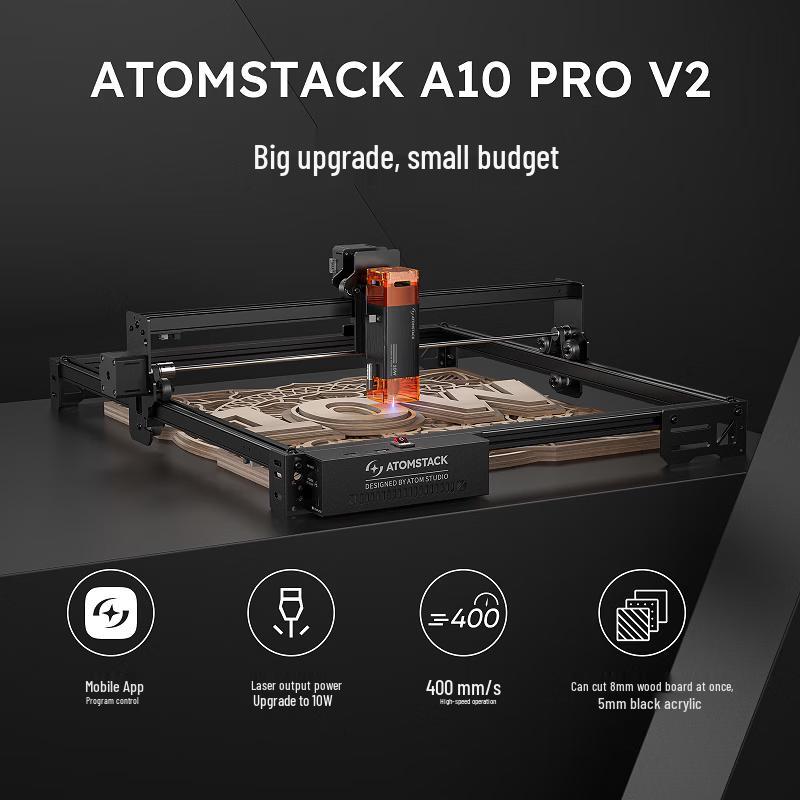 ATOMSTACK A10 Pro V2 Laser Engraver and Cutter