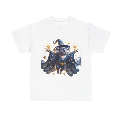 Unisex Erwachsenen T-Shirt Koala Zauberer im Flug Bezauberndes Kunstwerk
